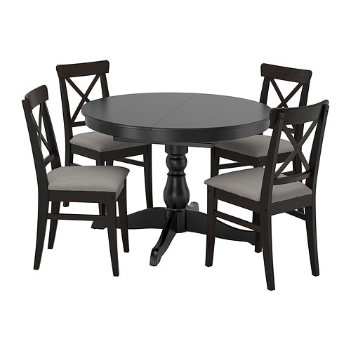 IKEA INGATORP / INGOLF table and 4 chairs Model Image