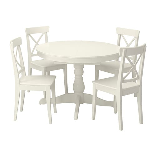 IKEA INGATORP / INGOLF table and 4 chairs Model Image