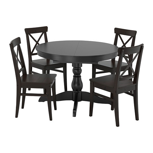 IKEA INGATORP / INGOLF table and 4 chairs Model Image