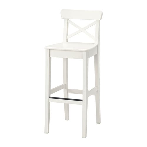 IKEA INGOLF bar stool with backrest Model Image