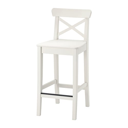 IKEA INGOLF bar stool with backrest Model Image