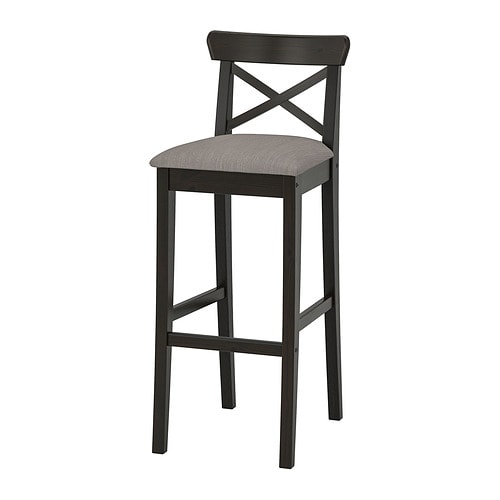 IKEA INGOLF bar stool with backrest Model Image