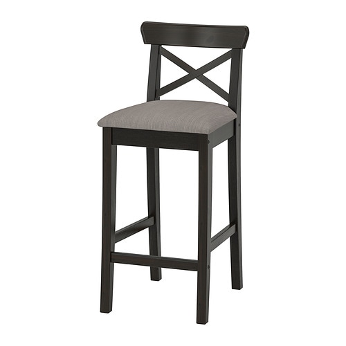 IKEA INGOLF bar stool with backrest Model Image