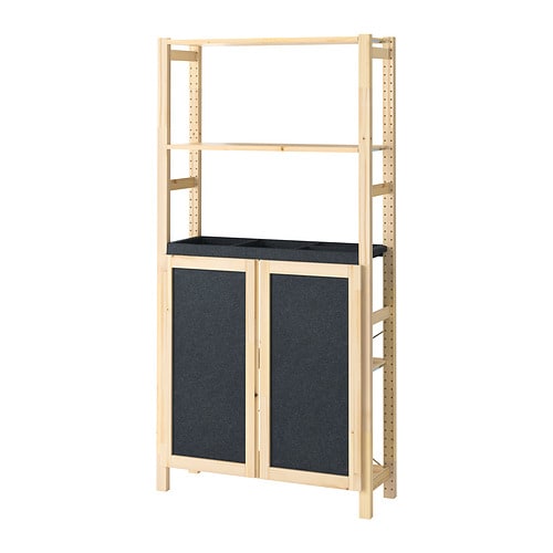 IKEA IVAR shelf unit with doors Model Image