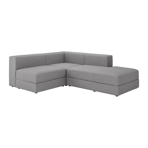 IKEA JÄTTEBO mod corner sofa, 2.5-seat w chaise Model Image