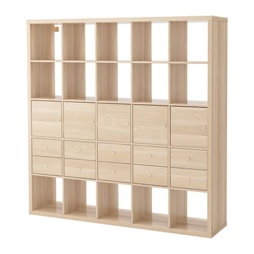 IKEA KALLAX shelf unit with 10 inserts Model Image