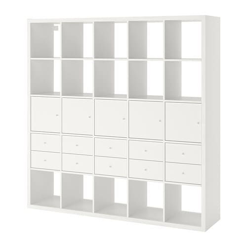 IKEA KALLAX shelf unit with 10 inserts Model Image