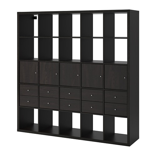 IKEA KALLAX shelf unit with 10 inserts Model Image