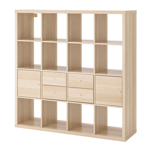 IKEA KALLAX shelf unit with 4 inserts Model Image