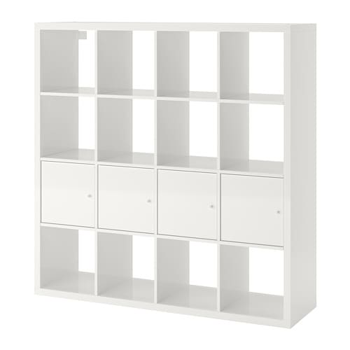 IKEA KALLAX shelf unit with 4 inserts Model Image