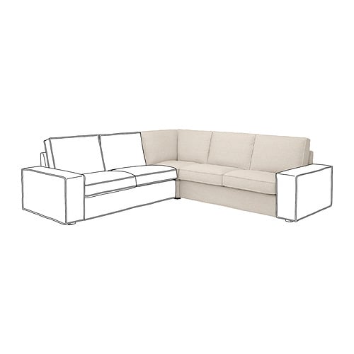 IKEA KIVIK corner section Model Image