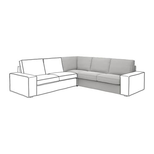 IKEA KIVIK corner section Model Image