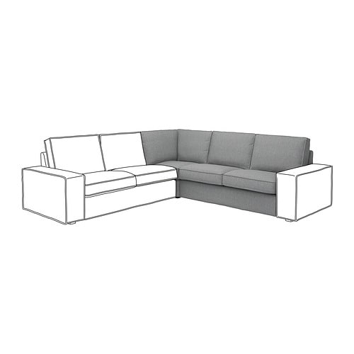 IKEA KIVIK corner section Model Image