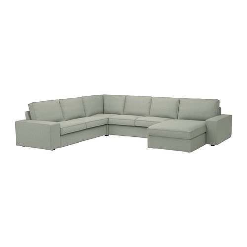 IKEA KIVIK corner sectional, 5-seat w chaise Model Image