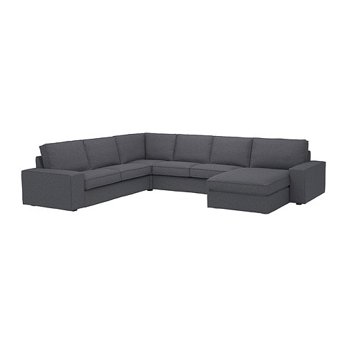 IKEA KIVIK corner sectional, 5-seat w chaise Model Image