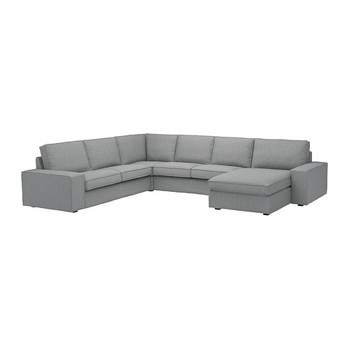 IKEA KIVIK corner sectional, 5-seat w chaise Model Image