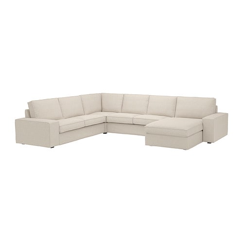 IKEA KIVIK corner sectional, 5-seat w chaise Model Image