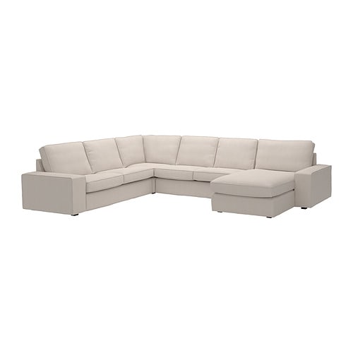 IKEA KIVIK corner sectional, 5-seat w chaise Model Image