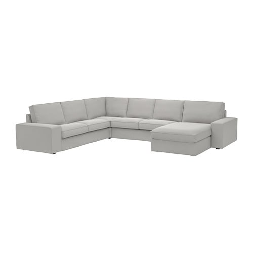 IKEA KIVIK corner sectional, 5-seat w chaise Model Image