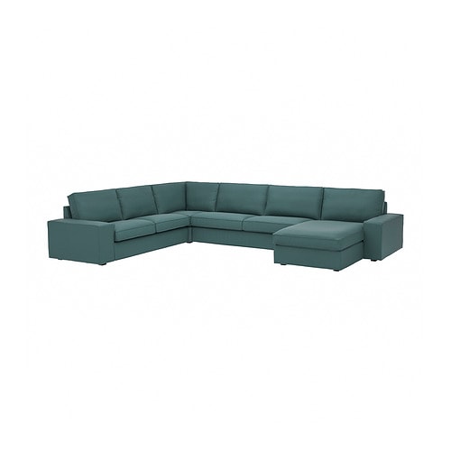 IKEA KIVIK sectional 6-seat crn/chaise Model Image