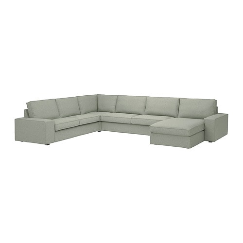 IKEA KIVIK sectional 6-seat crn/chaise Model Image