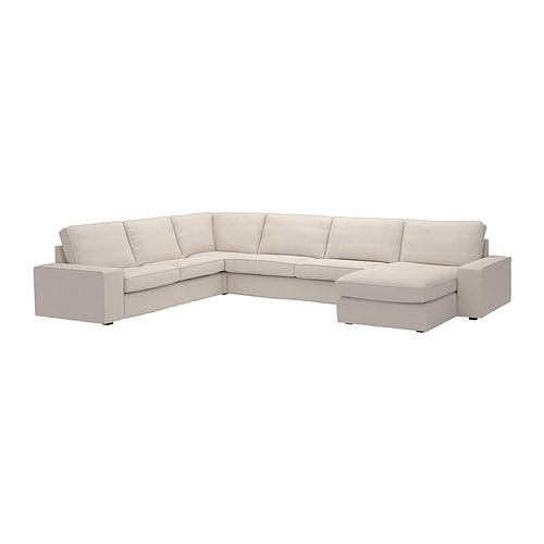 IKEA KIVIK sectional 6-seat crn/chaise Model Image