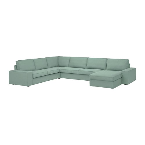 IKEA KIVIK sectional 6-seat crn/chaise Model Image