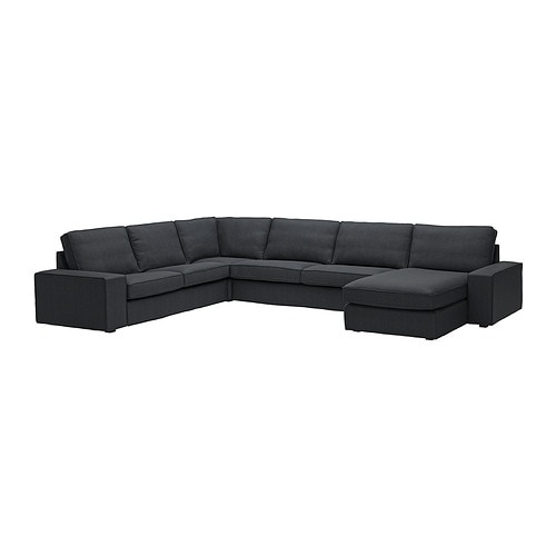 IKEA KIVIK sectional 6-seat crn/chaise Model Image