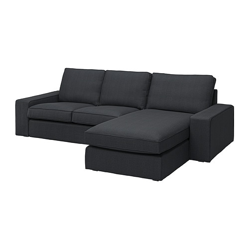 IKEA KIVIK sofa with chaise Model Image