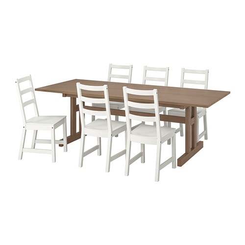 IKEA KLIMPFJÄLL / NORDVIKEN table and 6 chairs Model Image