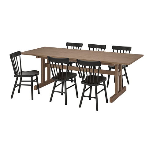 IKEA KLIMPFJÄLL / NORRARYD table and 6 chairs Model Image