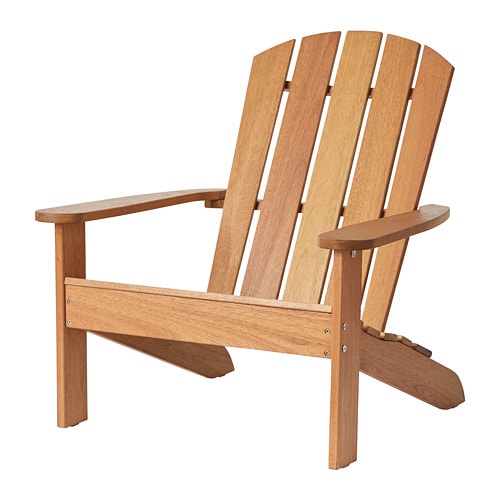 IKEA KLÖVEN deck chair, outdoor Model Image