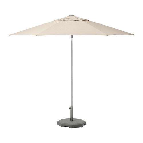 IKEA KUGGÖ / LINDÖJA umbrella with base Model Image