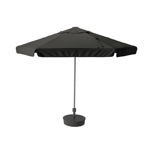 IKEA KUGGÖ / VÅRHOLMEN umbrella with base Model Image