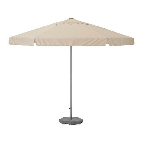 IKEA KUGGÖ / VÅRHOLMEN umbrella with base Model Image