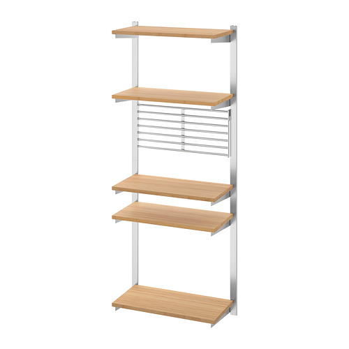 IKEA KUNGSFORS suspension rail with shelf/wll grid Model Image