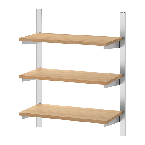 IKEA KUNGSFORS suspension rail with shelves Model Image