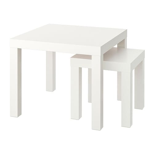 IKEA LACK nesting tables, set of 2 Model Image