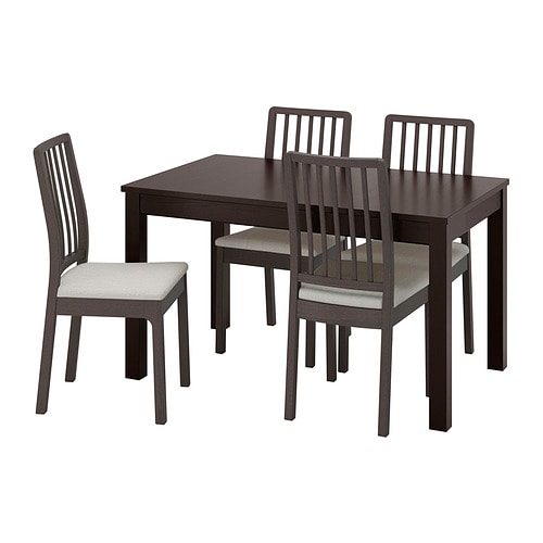 IKEA LANEBERG / EKEDALEN table and 4 chairs Model Image