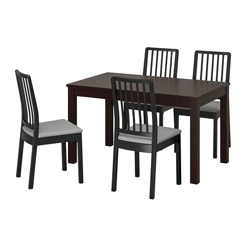 IKEA LANEBERG / EKEDALEN table and 4 chairs Model Image