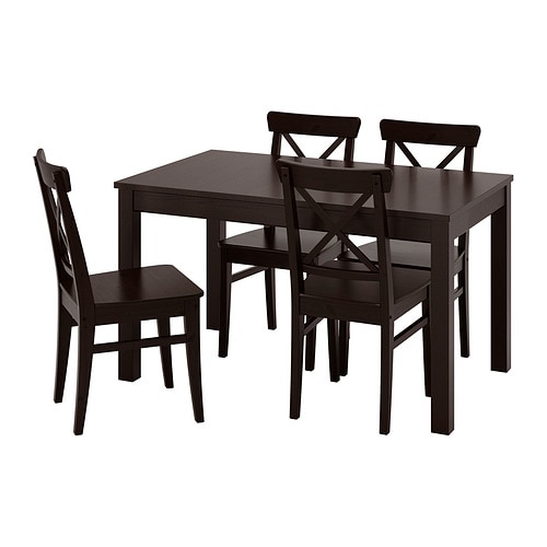 IKEA LANEBERG / INGOLF table and 4 chairs Model Image