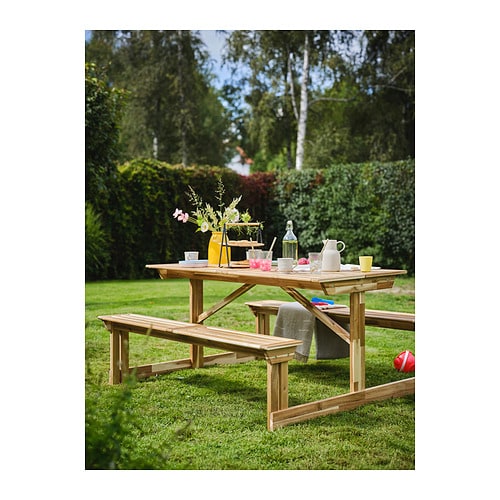 IKEA LERHOLMEN picnic table Model Image