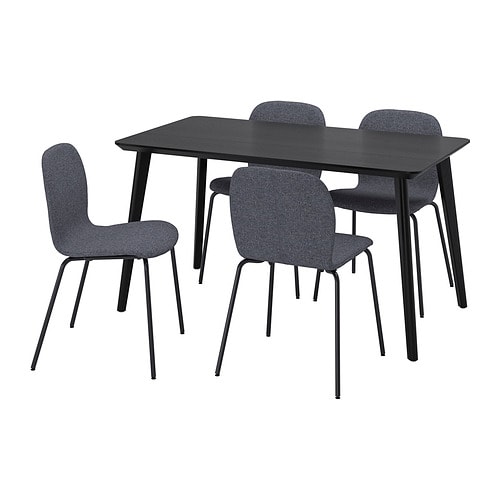 IKEA LISABO / KARLPETTER table and 4 chairs Model Image