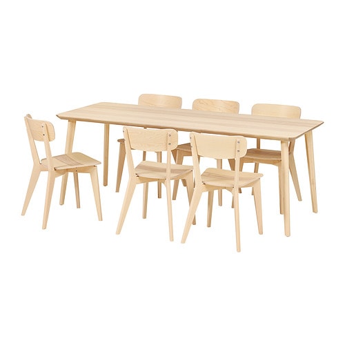 IKEA LISABO / LISABO table and 6 chairs Model Image