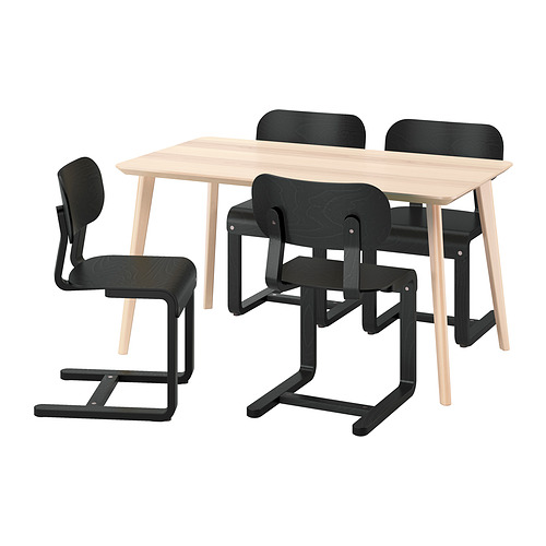 IKEA LISABO / LYCKAN table and 4 chairs Model Image