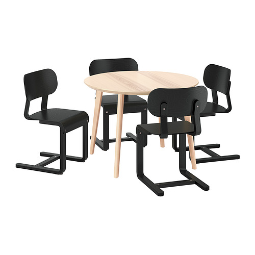 IKEA LISABO / LYCKAN table and 4 chairs Model Image