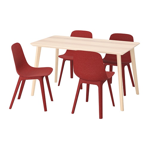 IKEA LISABO / ODGER table and 4 chairs Model Image