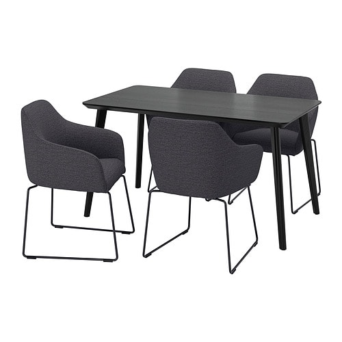 IKEA LISABO / TOSSBERG table and 4 chairs Model Image