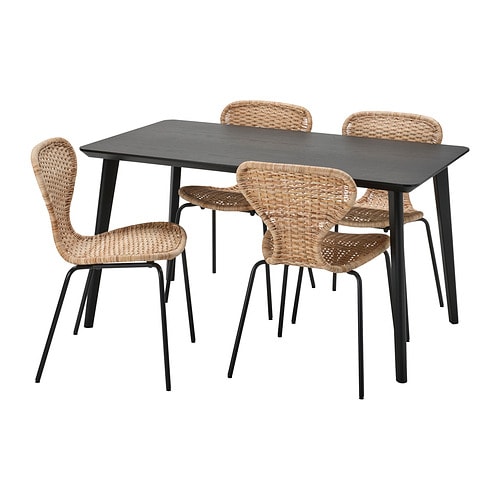 IKEA LISABO / ÄLVSTA table and 4 chairs Model Image