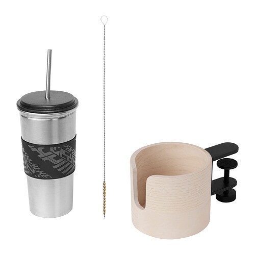 IKEA LÅNESPELARE mug and mug holder Model Image